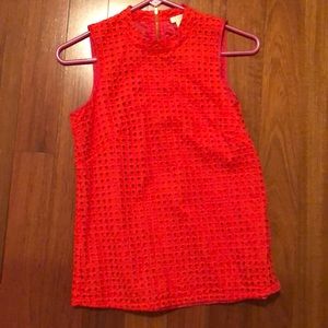 J crew size 00 red top
